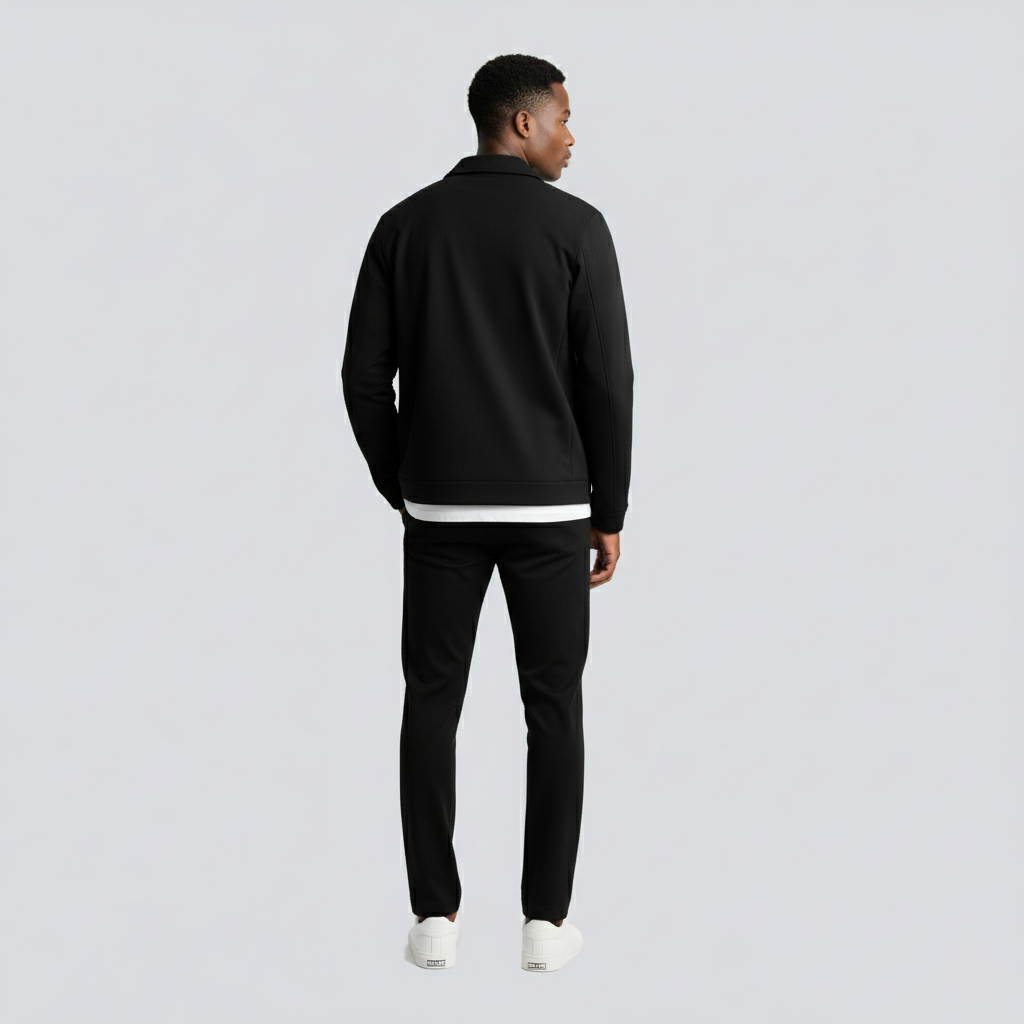Elevated Essentials Tracksuit - Black