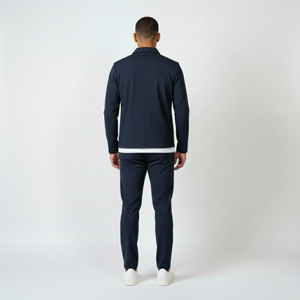 Elevated Essentials Tracksuit - Marine Blue