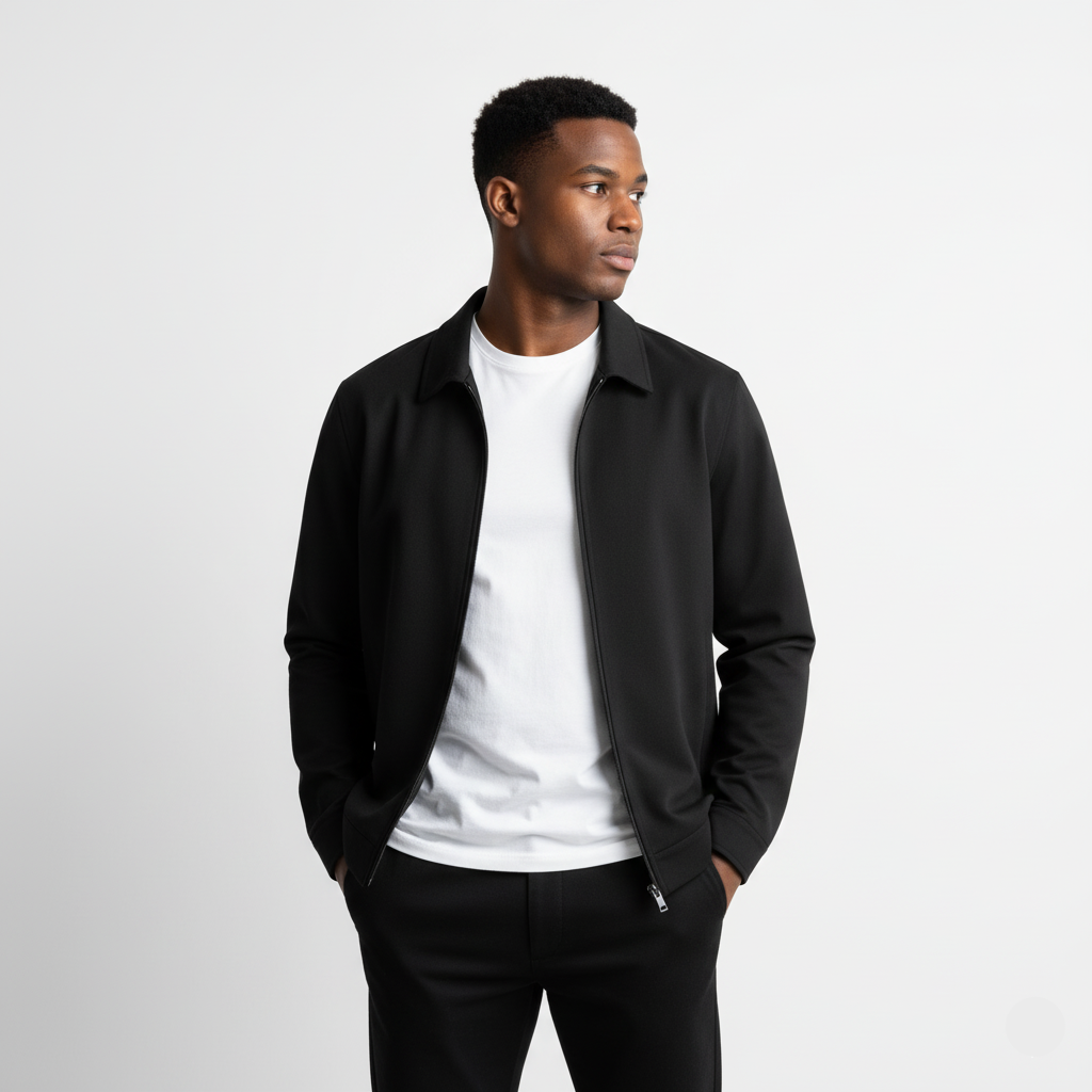 Elevated Essentials Tracksuit - Black